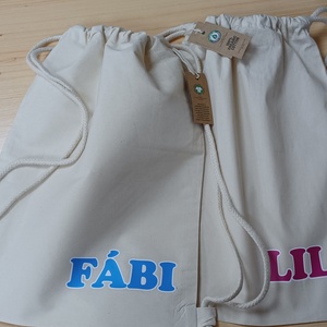 Névre szóló tornazsák, túrazsák - karácsony - mikulás - mikulás zsák - mikulás - Meska.hu