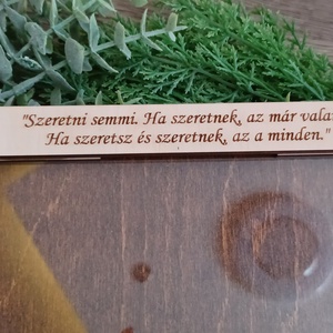 Exkluzív Esküvői Vendégkönyv A mi nagy napunk felirattal, Vendégkönyv fából - esküvő - emlék & ajándék - vendégkönyv - Meska.hu
