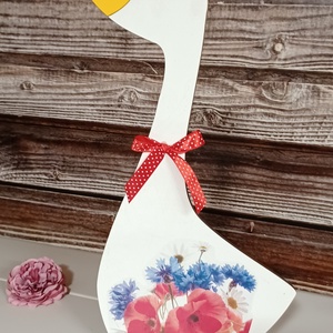 Tavaszi, nyári színes libák fából, ajtó-, ablakdekoráció 45 cm, Otthon & Életmód, Dekoráció, Ajtó- és ablak dekoráció, Ajtódísz & Kopogtató, Famegmunkálás, MESKA