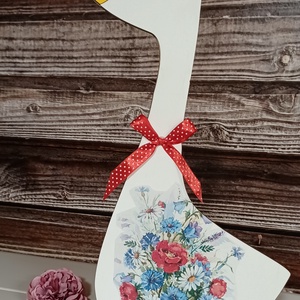 Tavaszi, nyári színes libák fából, ajtó-, ablakdekoráció 45 cm - otthon & életmód - dekoráció - ajtó- és ablak dekoráció - ajtódísz & kopogtató - Meska.hu