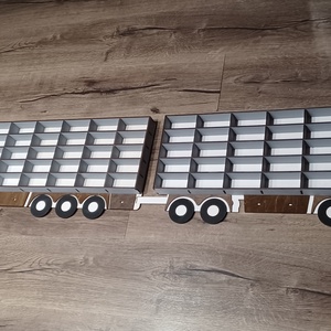 Matchbox tároló polc Pótkocsival!  1,9 méter - otthon & életmód - babaszoba, gyerekszoba - játéktároló - Meska.hu