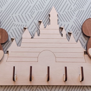 Mickey és Minnie egeres fali kulcstartó - otthon & életmód - dekoráció - fali és függő dekoráció - fali kulcstartó - Meska.hu