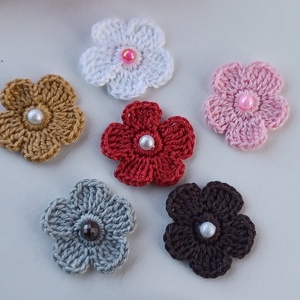 Szeretlek anya feliratú fa tábla kézzel horgolt virágokkal - otthon & életmód - dekoráció - kép & falikép - 3d képek - Meska.hu