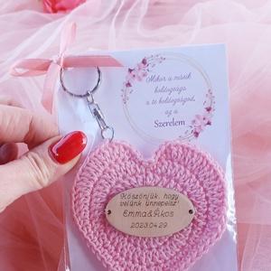 Különleges esküvői köszönetajándék horgolással  - esküvő - emlék & ajándék - köszönőajándék - Meska.hu
