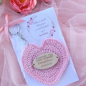Különleges esküvői köszönetajándék horgolással  - esküvő - emlék & ajándék - köszönőajándék - Meska.hu