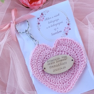 Különleges esküvői köszönetajándék horgolással  - esküvő - emlék & ajándék - köszönőajándék - Meska.hu