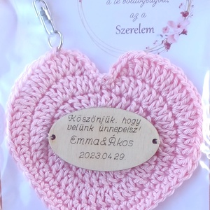 Különleges esküvői köszönetajándék horgolással  - esküvő - emlék & ajándék - köszönőajándék - Meska.hu