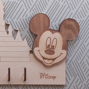 Mickey és Minnie egeres fali kulcstartó, Otthon & Lakás, Dekoráció, Fali és függő dekoráció, Fali kulcstartó, Famegmunkálás, MESKA