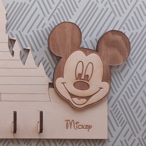 Mickey és Minnie egeres fali kulcstartó, Otthon & Életmód, Dekoráció, Fali és függő dekoráció, Fali kulcstartó, Famegmunkálás, MESKA