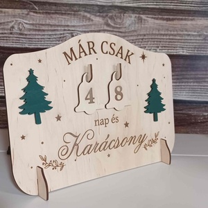 Visszaszámláló Karácsonyig - karácsony - adventi díszek - adventi naptár - Meska.hu