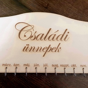 Öröknaptár / Családi ünnepek tábla, Szülinapos tábla, Kollégáknak is - otthon & életmód - dekoráció - fali és függő dekoráció - falinaptár & öröknaptár - Meska.hu