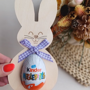 Kindertojás tartó húsvéti nyuszi - Meska.hu