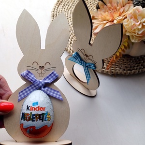 Kindertojás tartó húsvéti nyuszi - otthon & életmód - dekoráció - fali és függő dekoráció - függődísz - Meska.hu