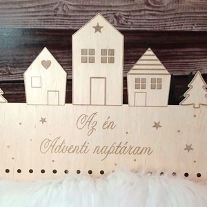 Skandináv stílusú adventi naptár - karácsony - adventi díszek - adventi naptár - Meska.hu