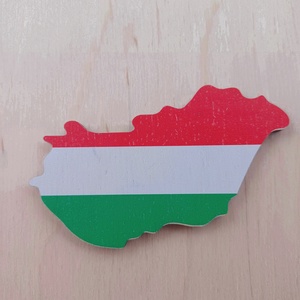 Magyar kokárda kitűző fából - ékszer - kitűző és bross - Meska.hu