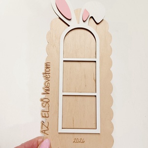 Az első húsvétom feliratú nyuszis képkeret babafotóknak - otthon & életmód - dekoráció - kép & falikép - képkeret - Meska.hu