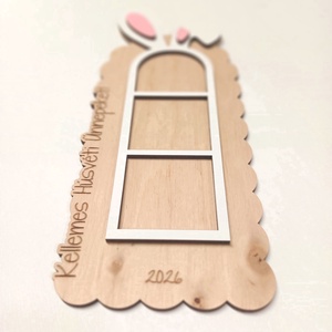 Kellemes húsvéti ünnepeket! Nyuszifüles húsvéti fa képtartó babafotóknak - otthon & életmód - dekoráció - kép & falikép - képkeret - Meska.hu