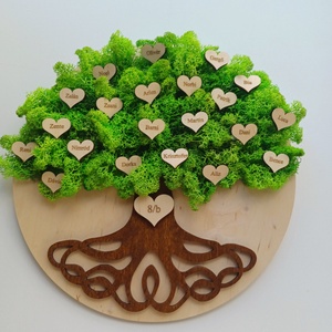 Ballagási ajándék tanároknak, osztálynévsorral , Otthon & Életmód, Dekoráció, Asztal és polc dekoráció, Zuzmódekoráció, Mohadekoráció, Famegmunkálás, MESKA