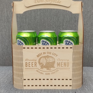 Sörtartó � tökéletes ajándék férfiaknak - otthon & életmód - konyhafelszerelés, tálalás - tálalás - sörös pohár és korsó - Meska.hu