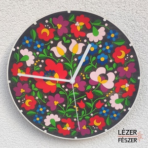 Magyar népi mintás falióra - otthon & életmód - dekoráció - fali és függő dekoráció - falióra & óra - Meska.hu
