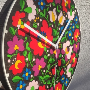 Magyar népi mintás falióra - otthon & életmód - dekoráció - fali és függő dekoráció - falióra & óra - Meska.hu