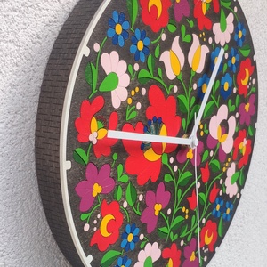 Magyar népi mintás falióra - otthon & életmód - dekoráció - fali és függő dekoráció - falióra & óra - Meska.hu