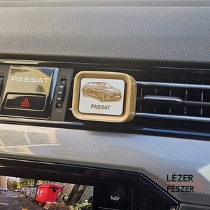 Fa autóillatosító cserélhető előlappal, Otthon & Életmód, Autó, Autós illatosító, Famegmunkálás, Gravírozás, pirográfia, MESKA