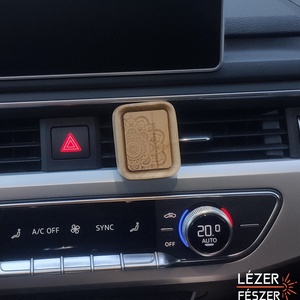 Fa autóillatosító cserélhető előlappal - otthon & életmód - autó - autós illatosító - Meska.hu