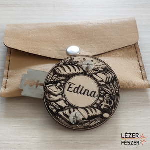 Kenyérbemetsző, kenyérmintázó, irdaló, dekoráló, cserélhető pengével!, Otthon & Életmód, Konyhafelszerelés, tálalás, Sütés, főzés, Kés & Késtartó, Famegmunkálás, Gravírozás, pirográfia, MESKA