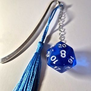 D20 dobókocka könyvjelző - Meska.hu