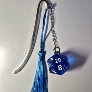D20 dobókocka könyvjelző - könyv & zene - könyvjelző - Meska.hu