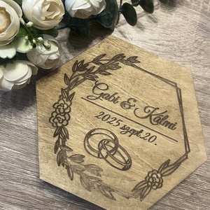 Esküvői gyűrűtartó - esküvő - kiegészítők - gyűrűtartó & gyűrűpárna - Meska.hu