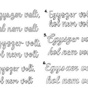 Egyszer volt, hol nem volt felirat falra, színes  - baba - mama - babaszoba dekoráció - gyerekszoba falmatrica - Meska.hu
