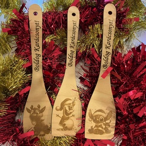 Karácsonyi fakanál - Meska.hu