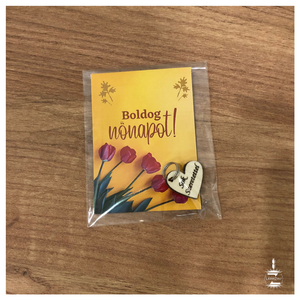 Nőnapi apró ajándék - otthon & életmód - papír, írószer - ajándékozás kellékei - ajándékkísérő - Meska.hu