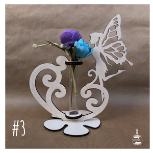 Kémcsöves virágtartó - otthon & életmód - virágdekoráció - virágtartó - váza - Meska.hu