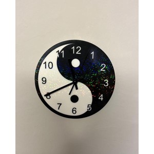 3D Nyomtatott Jin Jang Fali Óra , , , MESKA