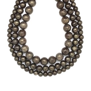 Pirit golyó 8mm  ékszerkészítő alapanyag (füzér), Kellékek & szerszámok, Ásvány alapanyag, Ásványfüzér, , MESKA