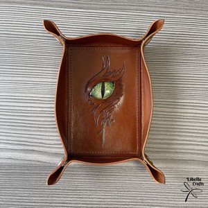 Sárkányszemes kockadobó tálca - ZÖLD szemmel, , , MESKA