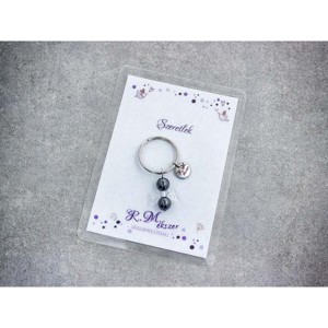 Szeretlek kulcstartó hematittal, Táska & Tok, Kulcstartó & Táskadísz, Kulcstartó, , MESKA