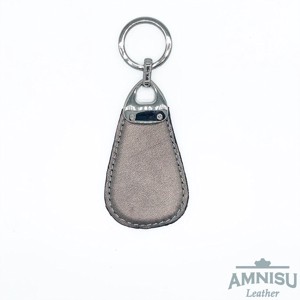 Bronz csepp alakú swarovski köves bőr kulcstartó H9014 - táska & tok - kulcstartó & táskadísz - kulcstartó - Meska.hu