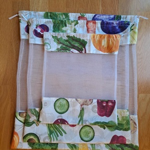 Eladó ezek a bevásárózsákok  - táska & tok - bevásárlás & shopper táska - zöldség/gyümölcs zsák - Meska.hu
