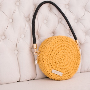 Lollipop - mustár - táska & tok - kézitáska & válltáska - válltáska - Meska.hu