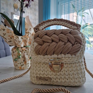 Marshmallow bézs - táska & tok - kézitáska & válltáska - kézitáska - Meska.hu