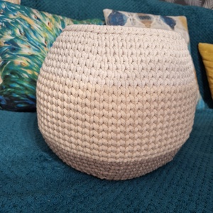 Cica kosár - otthon & életmód - tárolás & rendszerezés - tárolókosár - Meska.hu