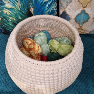 Cica kosár - otthon & életmód - tárolás & rendszerezés - tárolókosár - Meska.hu