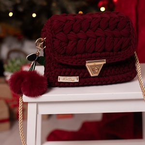 Masrshmallow táska, Táska & Tok, Kézitáska & válltáska, Kézitáska, Horgolás, MESKA