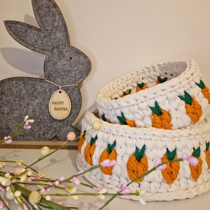 Répás húsvéti kosár - otthon & életmód - tárolás & rendszerezés - tárolókosár - Meska.hu