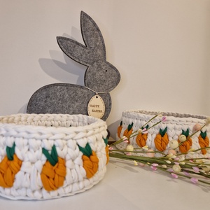 Répás húsvéti kosár - otthon & életmód - tárolás & rendszerezés - tárolókosár - Meska.hu