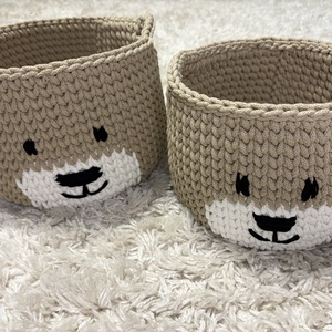 Macis füles kosarak - otthon & életmód - tárolás & rendszerezés - tárolókosár - Meska.hu